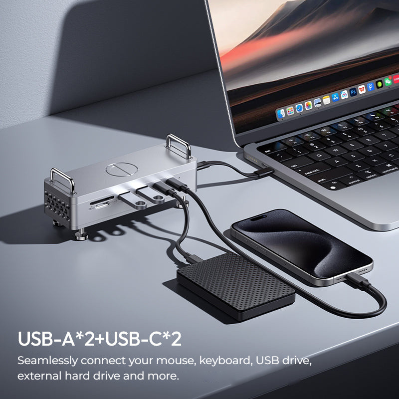 Ulanzi QT03 dokovací stanice – Two USB-A and two USB-C ports