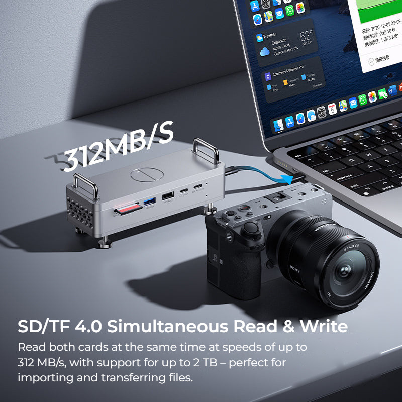 Ulanzi QT03 dokovací stanice – SD/TF 4.0 card reader