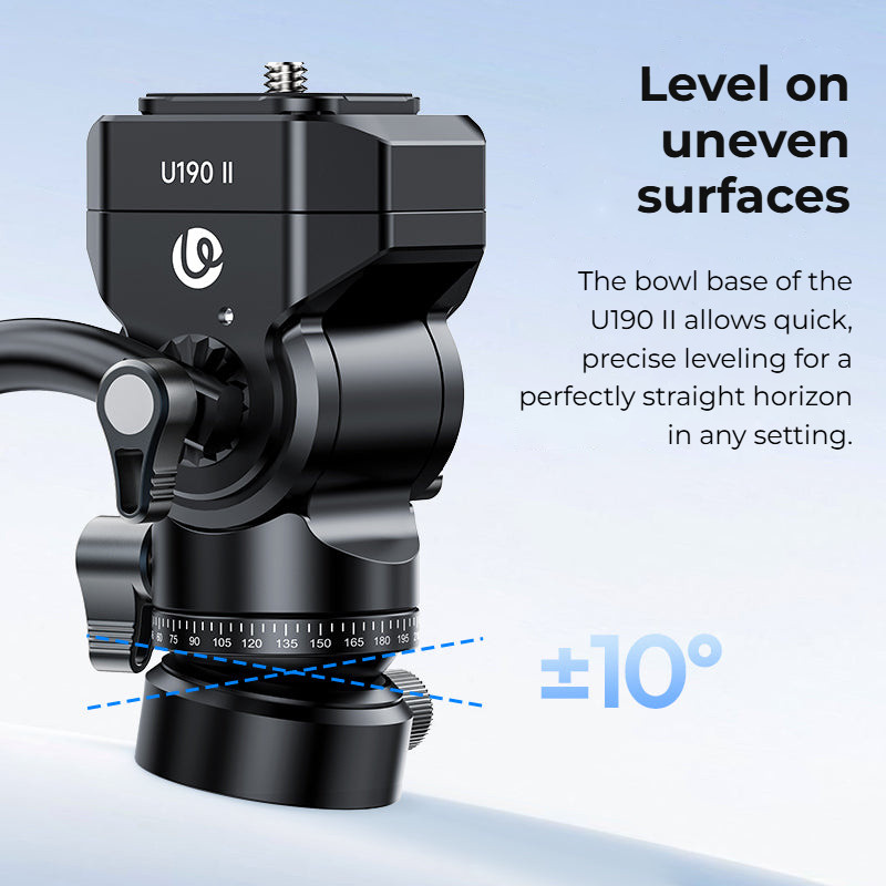 Ulanzi U190 II Uka videohlava – Precise horizon leveling
