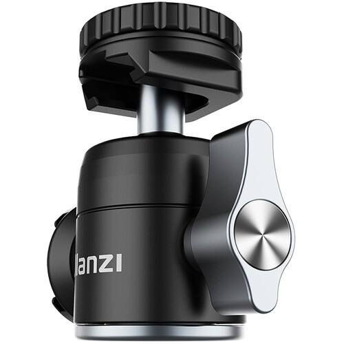 Ulanzi U-60 mini kulová hlava s cold shoe – One knob, quick adjustment