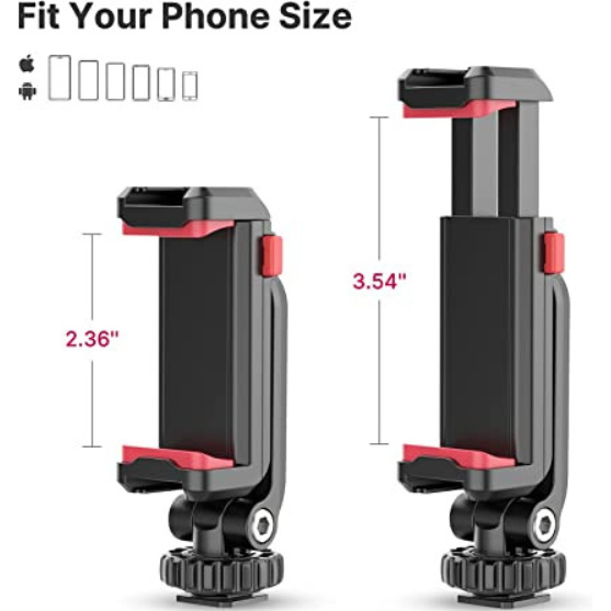 Ulanzi ST-06S držák telefonu černý – Fits most smartphones