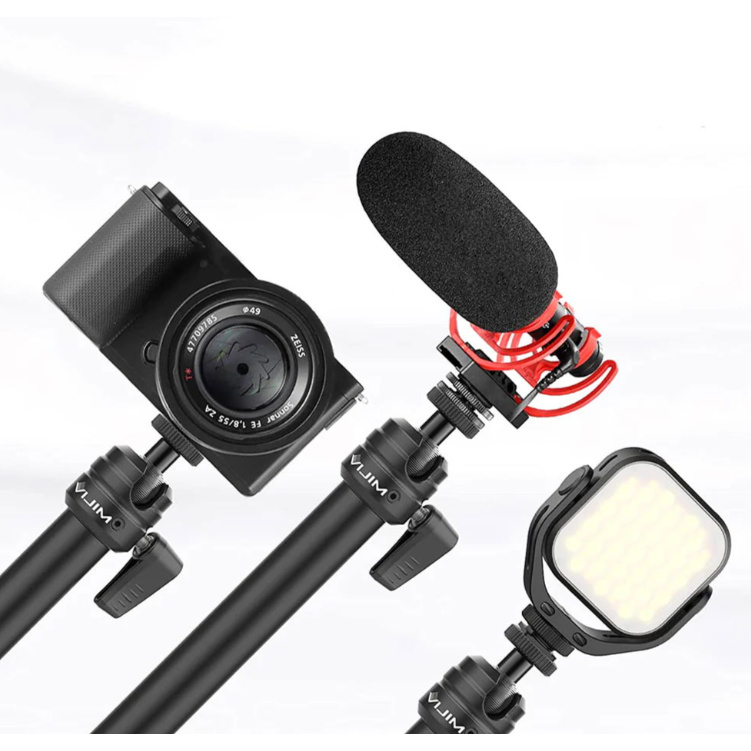 VIJIM LS08 stolní overhead držák – Camera, microphone and light on one stand