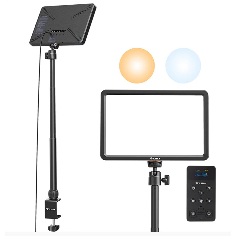 Ulanzi K20 Bi-Color Live Streaming Light – Warm and cool light