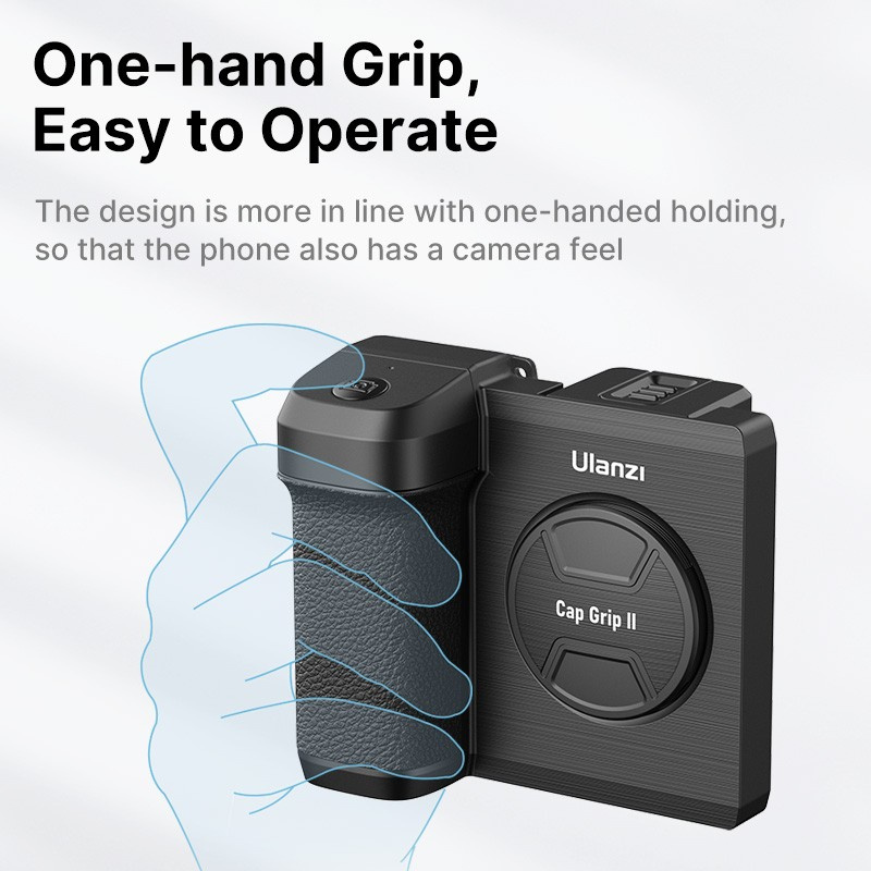 Ulanzi CG01 Bluetooth Smartphone Camera Grip – One-handed grip