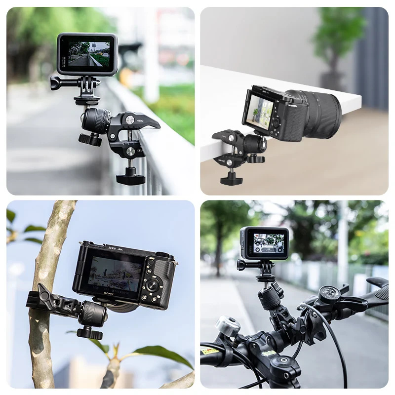 Ulanzi R099 svorka s mini kulovou hlavou – In real use