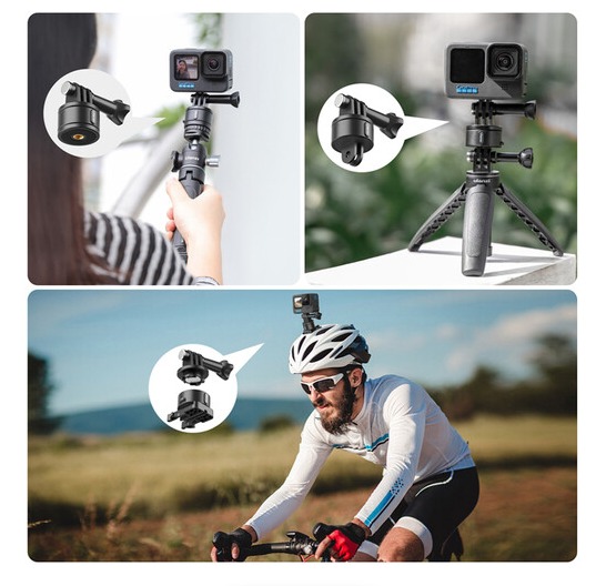 Ulanzi Go-Quick II magnetická sada – Tripod, stick, helmet or strap