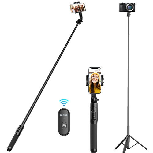 Ulanzi SK-03 selfie tyč a stativ s Bluetooth ovladačem – Handle, pole and tripod