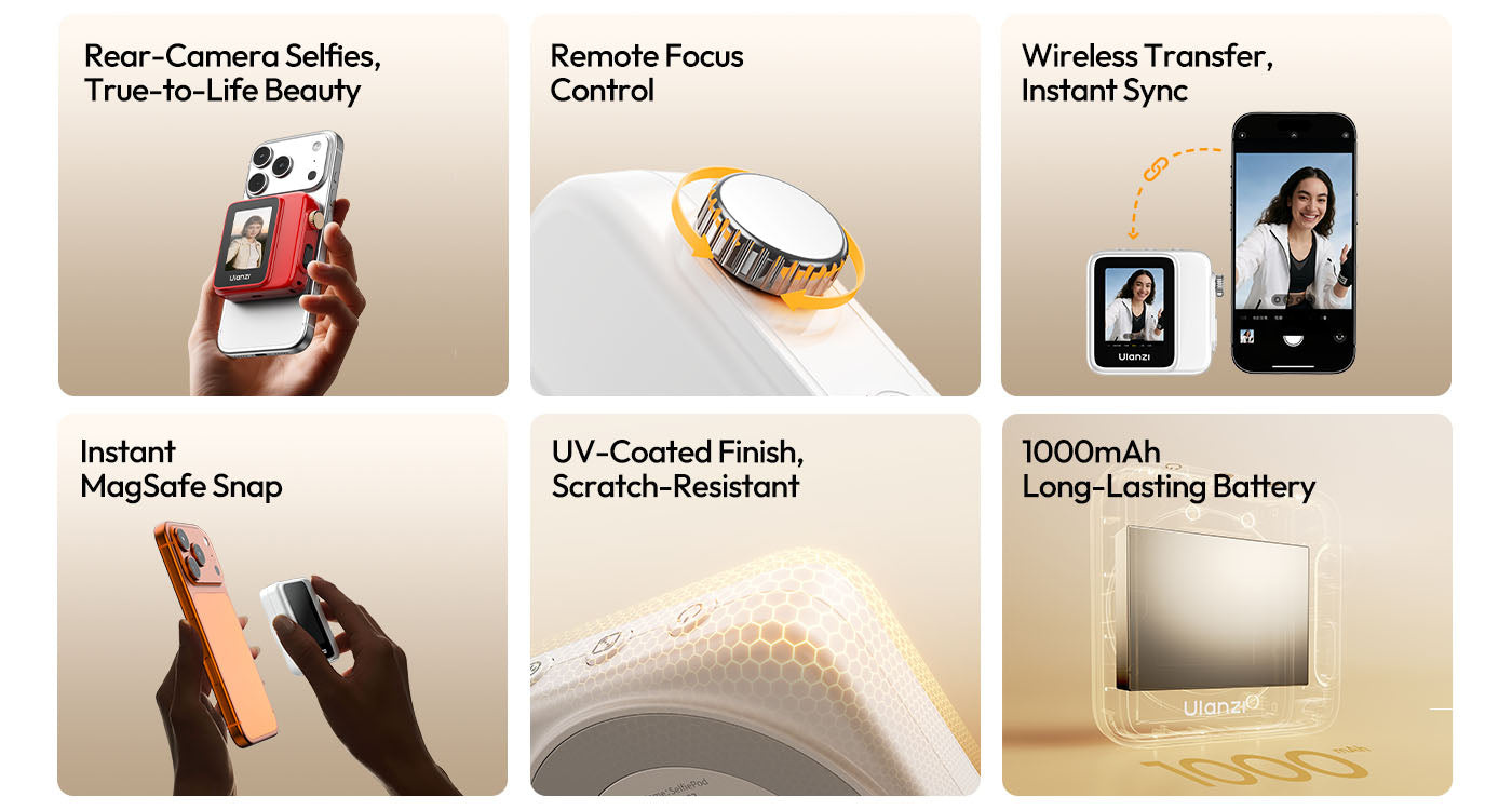 Ulanzi VM02 Wireless Magnetic Selfie Monitor – Everything essential in one place